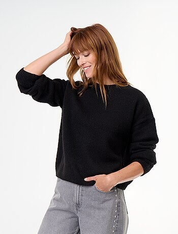 Pull en maille grosse jauge