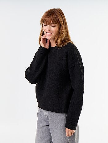 Pull en maille grosse jauge