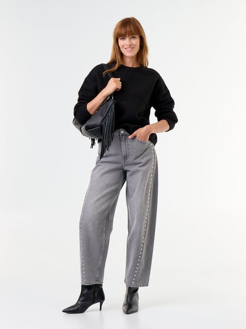 Pull en maille grosse jauge - Kiabi