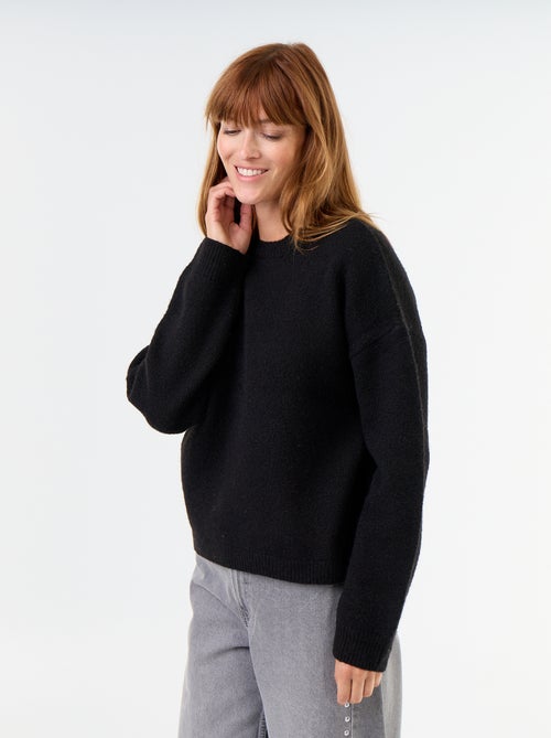 Pull en maille grosse jauge - Kiabi