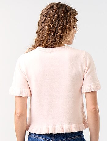 Pull en maille grosse jauge