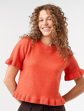 Pull en maille grosse jauge