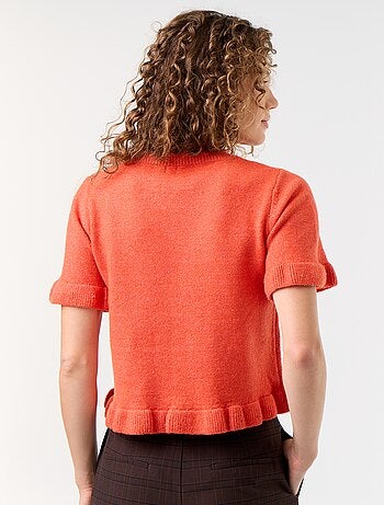 Pull en maille grosse jauge