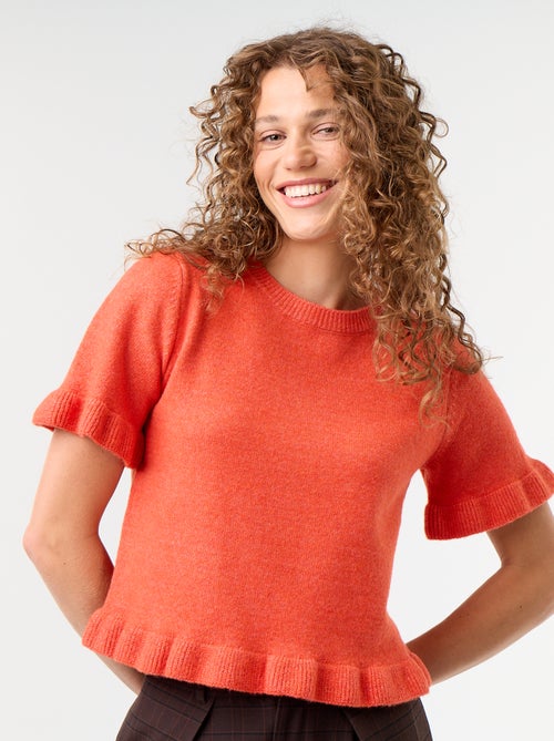 Pull en maille grosse jauge - Kiabi