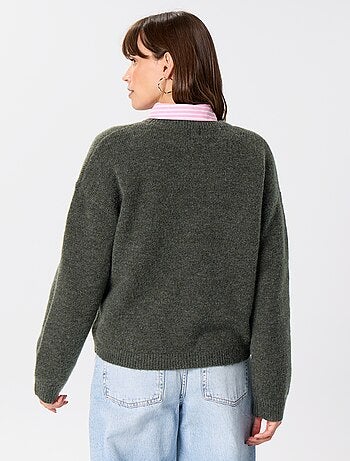 Pull en maille grosse jauge