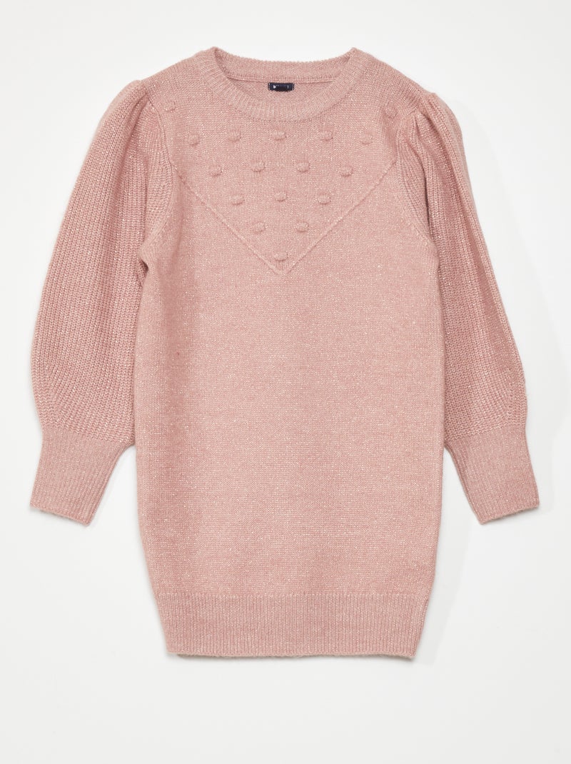 Pull en maille irisée Rose - Kiabi