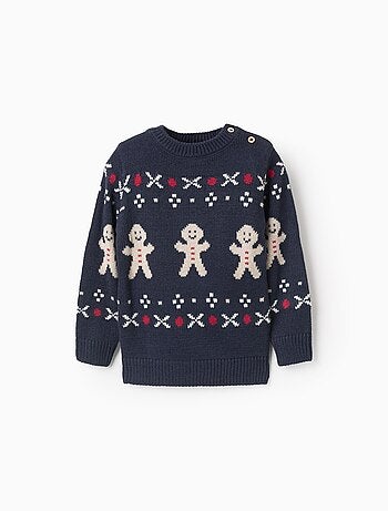 Pull en Maille Jacquard de Noël