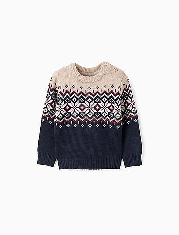 Pull en Maille Jacquard de Noël