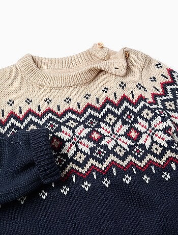 Pull en Maille Jacquard de Noël