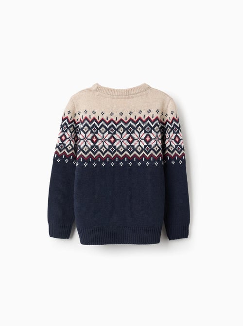 Pull en Maille Jacquard de Noël - Kiabi