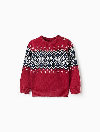 Pull en Maille Jacquard de Noël