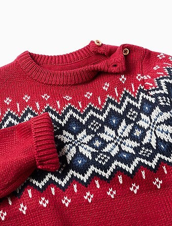 Pull en Maille Jacquard de Noël