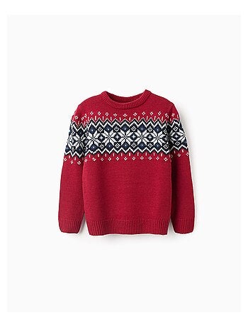 Pull en Maille Jacquard de Noël