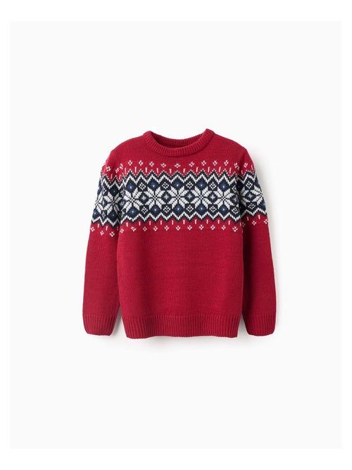 Pull en Maille Jacquard de Noël - Kiabi