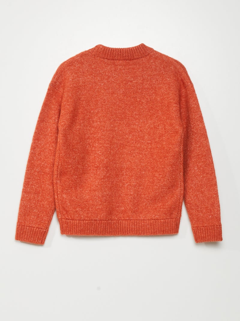 Short Helmut Lang Jacquard Orange Médaillon Taille 2 - Occasion Très Bon état, Style Dress Shorts