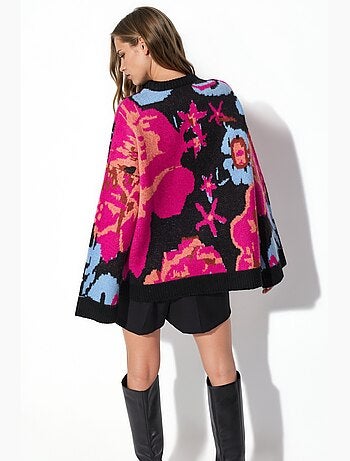 Pull en maille jacquard oversize hiccup