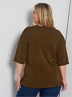 Pull en maille lâche - Kiabi