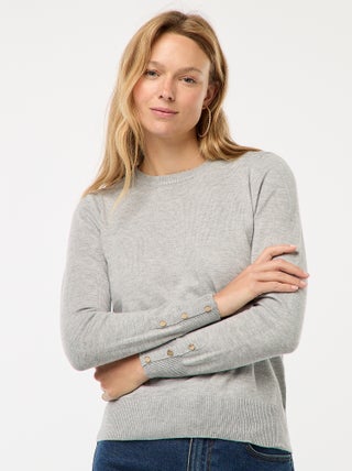 Pull en maille léger col rond