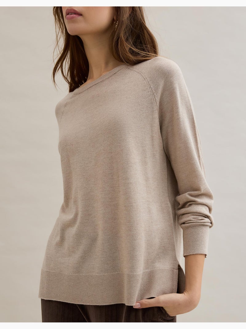Pull en maille, MO Fashion Beige - Kiabi