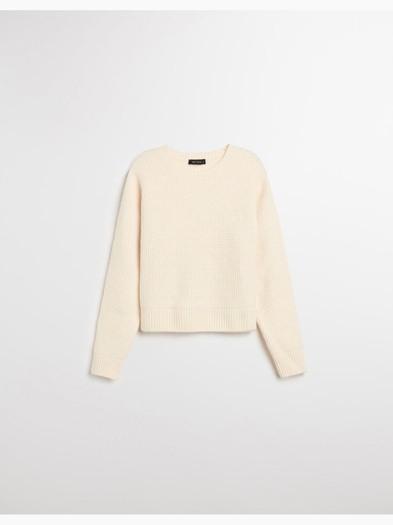 Pull en maille, MO Fashion Ecru - Kiabi