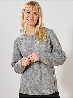 Pull en maille mousseuse 'JDY' - Kiabi