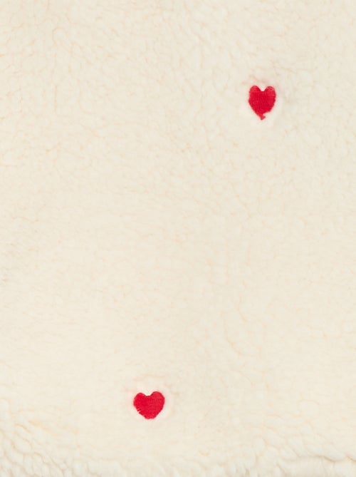 Pull en maille moutonnée à motif - Kiabi