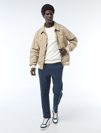 Pull en maille nid d'abeille