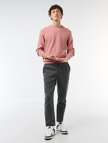 Pull en maille nid d'abeille