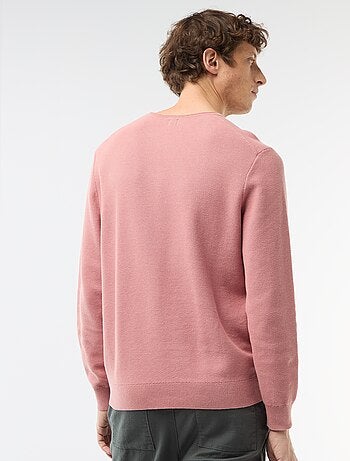 Pull en maille nid d'abeille