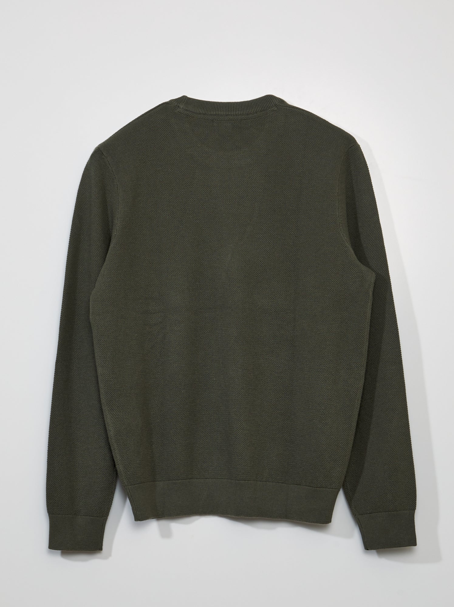 Haut écharpe à Manches NID D'ABEILLE - Taille M - Vert - Viscose - Occasion Très Bon état