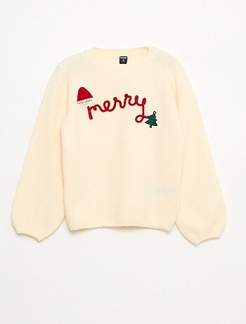 Pull en maille 'Noël'