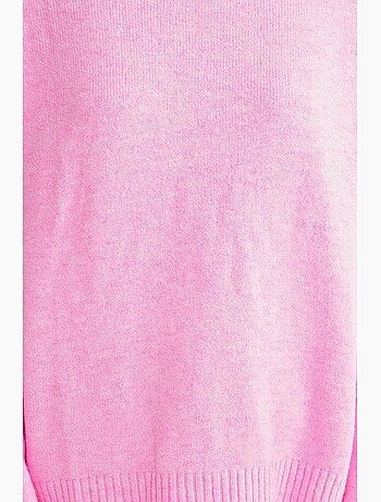 Pull en maille oversize à col ras du cou mixray