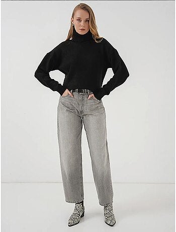 Pull en maille oversize à col roulé bdart