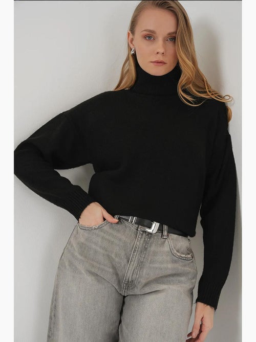 Pull en maille oversize à col roulé bdart - Kiabi Pull en maille oversize à col roulé bdart - Kiabi