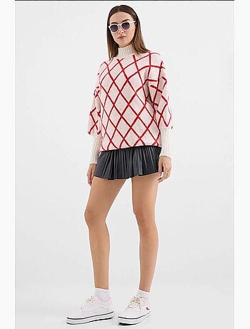 Pull en maille oversize à col roulé bdart