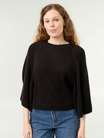 Pull en maille oversize avec emmanchures basses