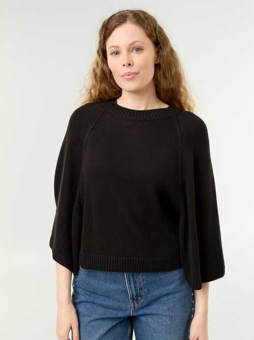 Pull en maille oversize avec emmanchures basses - Kiabi
