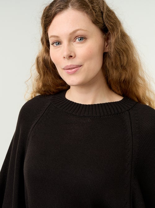 Pull en maille oversize avec emmanchures basses - Kiabi