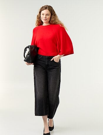 Pull en maille oversize avec emmanchures basses