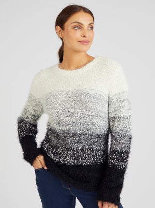 Pull en maille poilue - Damart