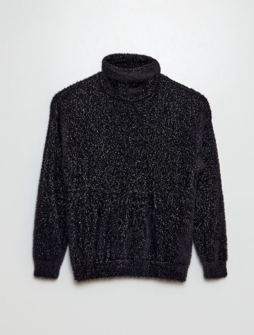 Pull en maille poilue - Kiabi