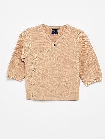 Pull en maille point mousse