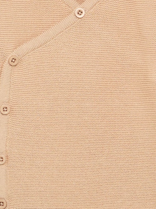 Pull en maille point mousse - Kiabi