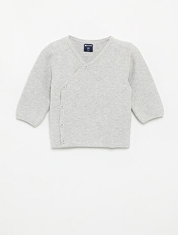Pull en maille point mousse