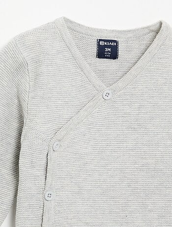 Pull en maille point mousse