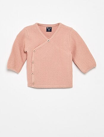 Pull en maille point mousse