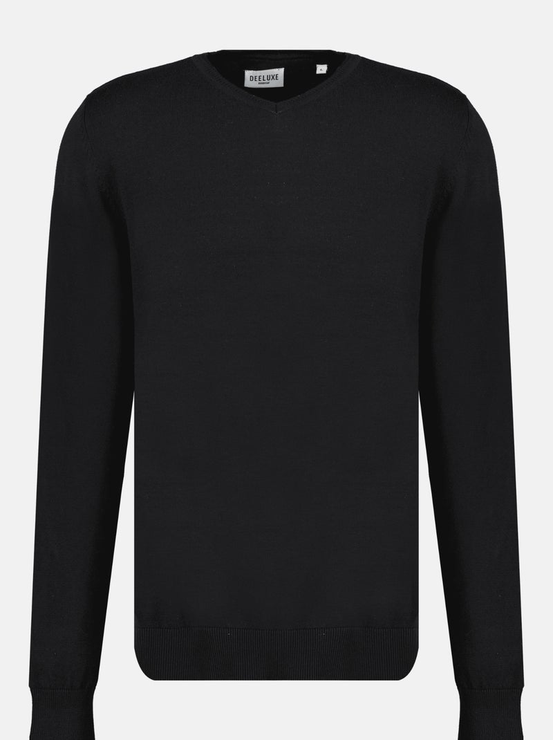 Pull en maille pour homme 'Deeluxe' Noir - Kiabi