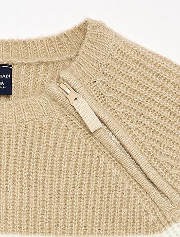 Pull en maille rayée - collection facile à enfiler