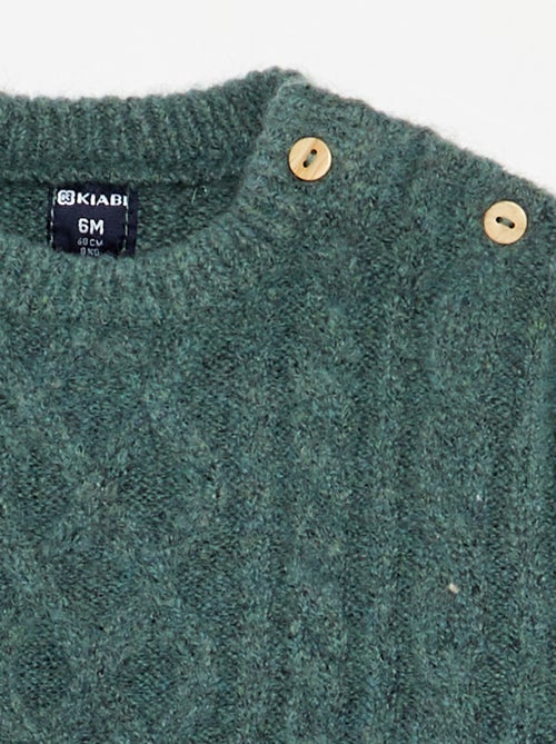 Pull en maille torsade - Kiabi Pull en maille torsade - Kiabi