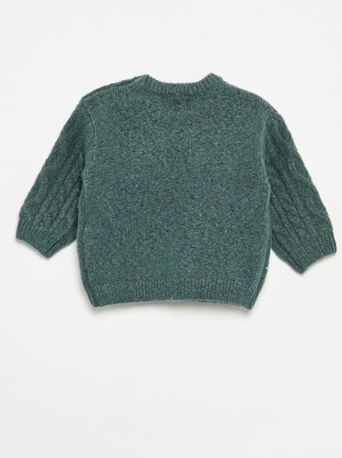 Pull en maille torsade - Kiabi Pull en maille torsade - Kiabi